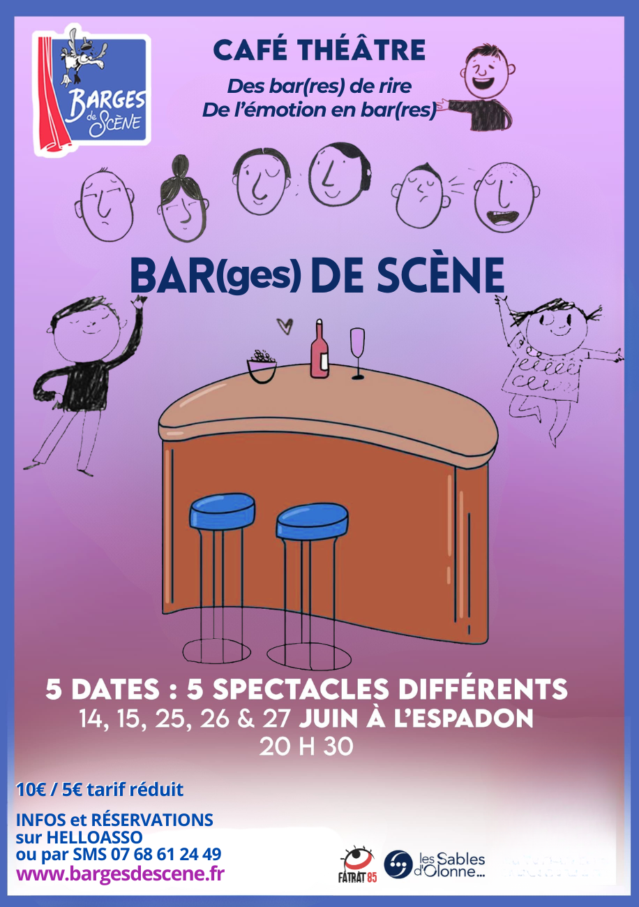 Affiche Barges de scene